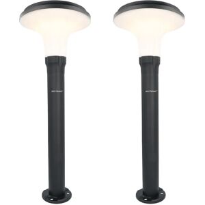 HOFTRONIC™ 2x LED Solar Sockelleuchte Layton 4.5W 3000K IP65