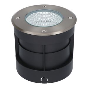 HOFTRONIC™ Lucie LED Gartenstrahler Edelstahl - Rund - 3000K Warmweiß - 12 Watt - IP67 wasserdicht für den Außenbereich - 5 Jahre Garantie