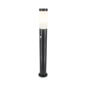 HOFTRONIC™ Dally LED-Sockellampe Schwarz L - Bewegungssensor - Dämmerungsschalter - E27 Fassung - IP44 Wasserdicht - 110 cm - Gartenbeleuchtung - Wegbeleuchtung