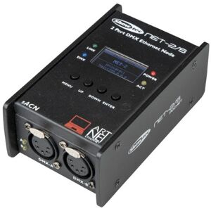 Showtec NET-2/5 POCKET Artnet-Node mit 2 Kanälen, XLR, 5-polig - Zubehör für Lichtsteuerungen