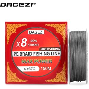 Dagezi 150m 8 Strang Geflochtene Angelschnur Multifilament Pe-Schnur 10-80lb Angelschnüre Zum Karpfenangeln