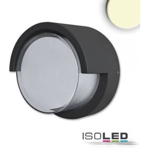 Fiai IsoLED LED Wandleuchte rund 6W 430lm warmweiß 3000K sandschwarz IP54 EEK G [A-G]