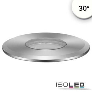 Fiai IsoLED ISOLED Bodeneinbaustrahler rund 55mm Edelstahl 12-24V IP67 3W 30° neutralweiß...