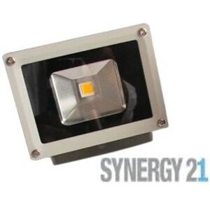 SYNERGY21 LED Fluter Outdoor 10W 800lm neutralweiß 230V AC IP65 dimmbar grau EEK G [A-G]