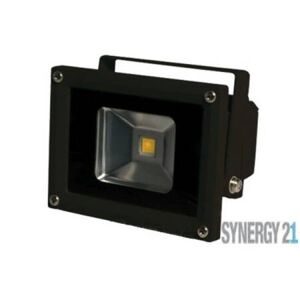 SYNERGY21 LED Fluter Outdoor 10W rot 230V AC IP65 dimmbar schwarz EEK G [A-G]