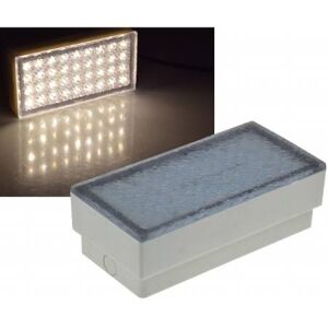 CHILITEC LED Pflasterstein BRIKX 20x10x7cm 2,8W 220lm warmweiß 230V IP67 EEK G [A-G]