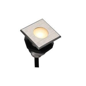 SYNERGY21 LED Einbaustrahler ARGOS IP67 eckig mit Kontermutter WW 12V DC 1W 35mm EEK G...