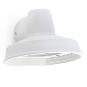 Lorefar (FARO) Aluminium Wandleuchte BRONX für GU10 230V Leuchtmittel IP44 - weiß