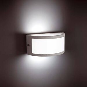 Lorefar (FARO) Aluminium Wandleuchte NEGUS E27 230V Leuchtmittel IP54 - grau