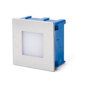 Lorefar (FARO) Faro LED Wandeinbauleuchte Edelstahl FROL 0,8W 55lm 3000K 230V IP65 EEK D [A-G]