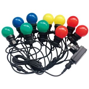 V-Tac Vt-71020 0,5w Birne Led Rgb String Licht Anschließbar Pin 10m Mit Glühbirne Eu Stecker - Sku 7438