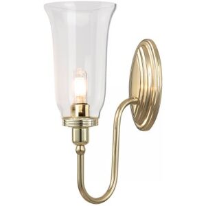 Elstead Lighting Blake 1-Light Wandleuchte Messing poliert IP44 G9 3000K