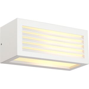 Slv Box-L E27 Wandleuchte, Eckig, Weiss, E27, Max. 18w - Stand-, Wand- Und Deckenleuchten (Outdoor)