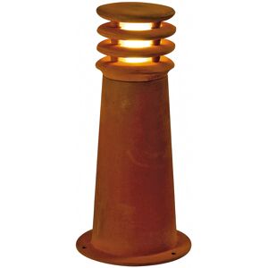 SLV RUSTY® 40, Outdoor Standleuchte, TC-DSE, IP55, rund, stahl gerostet, Ø/H 19/40 cm, max. 11W - 229020