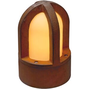 SLV RUSTY® CONE 24, Outdoor Standleuchte, C35, rund, stahl gerostet, Ø/H 15/24 cm, max. 40W, IP54 - 229430