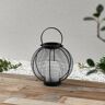 Lindby Mairuna LED-Solar-Laterne, schwarz, 22,7 cm