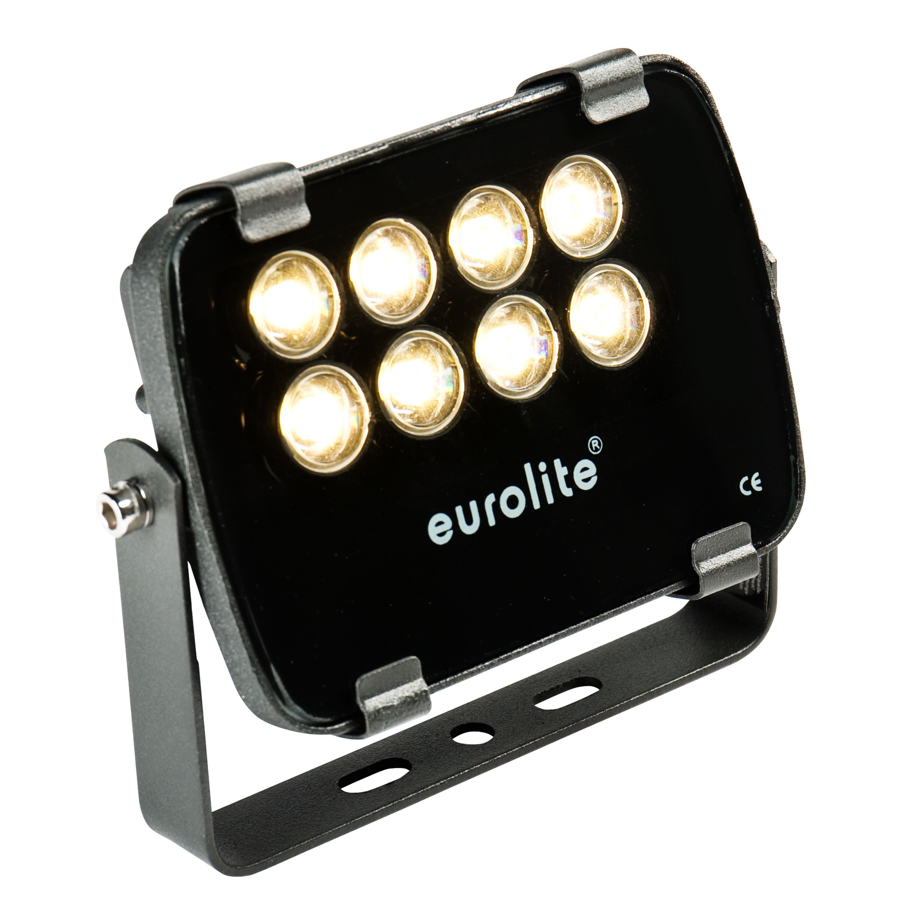 EuroLite - LED IP FL-8 3000K 30° IP 56, 8x1W Garden Light