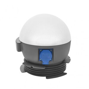 Lena Future Ball 20W LED arbejdslampe - DK-stik -2xstrømudtag med jord - lm: 2400 - 1825649