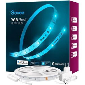 Govee RGB Smart Wi-Fi + Bluetooth LED Strip Lights - 5m - Hvid