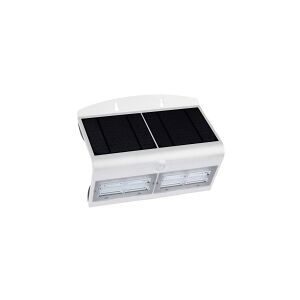 V-TAC Solar-væglampe VT-767-7-W 8278 LED (RGB) 7.00 W Dagslyshvid Hvid, Sort