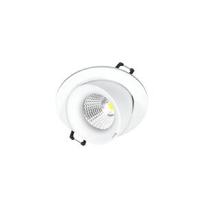 Nordtronic Downlight Velia Large Tilt LED 10,9W 2700K, 230V rund, hvid