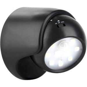YIXI Udendørs væglampe med bevægelsessensor   1000 Lumen LED udendørs belysning   Batteridrevet ledningsfri belysning   360 graders drejning og vipning