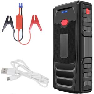 Bil Jump Starter Luftpumpe Power Bank Belysning Bærbar luftkompressor Bil Batteri Starter Starter Dæk Pumpe-WELLNGS