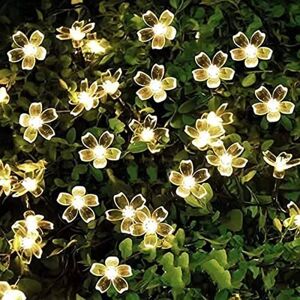 Galaxy 7M 50 LED Cherry Blossom Solcelle Lys String Have Fairy Light