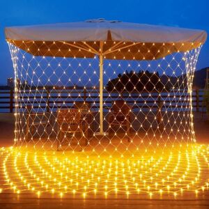 200 LED lys Net 3 X 2 Meter LED Fairy Lights Vandtæt 8 Modes Fairy Lights Gardin Indendørs Udendørs dekoration til haven bryllupsfest EU stik 220V