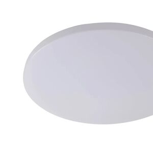 Lindby Doki LED udendørs loftslampe, 34 cm, hvid, plast