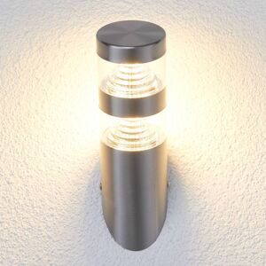 Lindby Lanea LED-væglampe i rustfrit stål, skrå