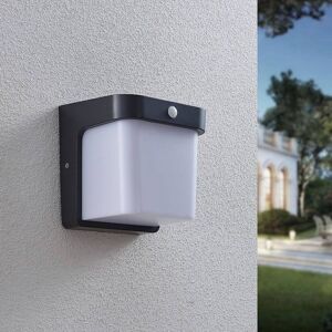 Lindby Udendørs LED-væglampe Adenike med sensor