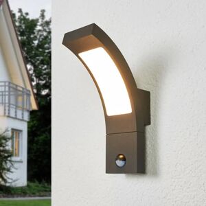 Lucande Sensor udendørs væglampe Juvia med LED'er