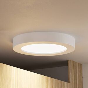 Prios LED-loftlampe Edwina, hvid, 22,6 cm, dæmpbar