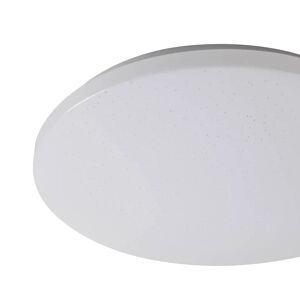 Lindby LED udendørs loftslampe Astera, hvid, 3.000 K, Ø 33 cm