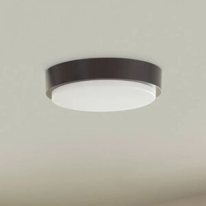 Lindby Udendørs loftlampe Nermin med LED, IP65, rund