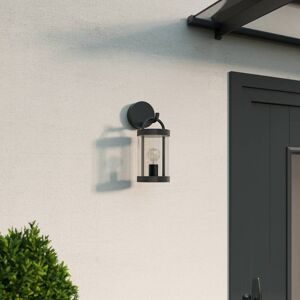 Lucande udendørs væglampe Cassian, IP54, aluminium, mørkegrå
