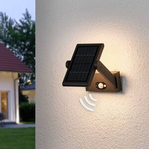 Lucande Solcelledrevet LED-udendørsvæglampe Valerian