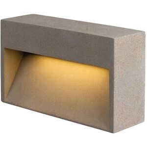 SLV - Concreto LED Udendørs Væglampe L IP65 Light Grey