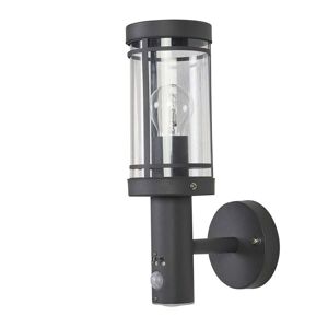 Lindby - Djori Udendørs Væglampe w/Sensor Dark Grey
