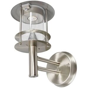 Lindby - Sumaya LED Solcelle Væglampe Stainless Steel/Clear