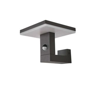 Lucande - Olesia Udendørs Væglampe w/Sensor Dark Grey/Opal