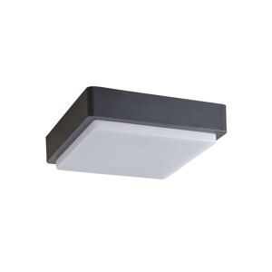 Lindby - Nermin Square LED Udendørs Væglampe IP65 Dark Grey/White