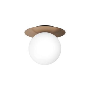 Nuura - Liila 1 Large Væg-/Loftlampe IP44 Dark Bronze/Opal