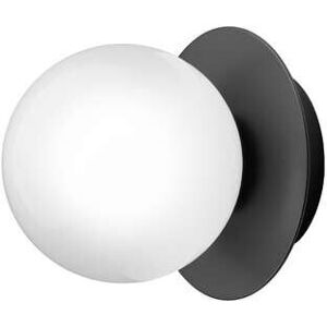 Nuura - Liila 1 Small Væg-/Loftlampe IP44 Black/Opal