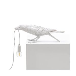 Seletti - Bird Lamp Playing Bordlampe Udendørs Hvid