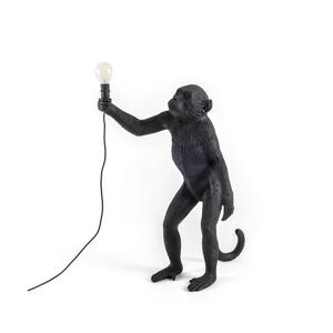 Seletti - Monkey Standing Udendørs Bordlampe Sort