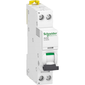 Schneider Electric Schneider 13a Automatsikring C 1p+n I Hvid