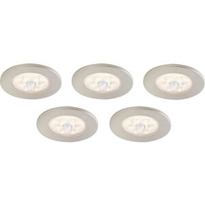 Loevschall Id Ind-/påbygningsspots Med Sensor, 5-Kit, 2,3w Led, Stållook