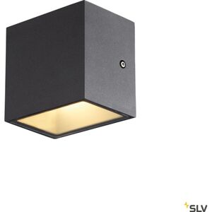 SLV Sitra S Wl Single Led Udendørs Væg Påbyg, Antracit, Cct 3000/4000k